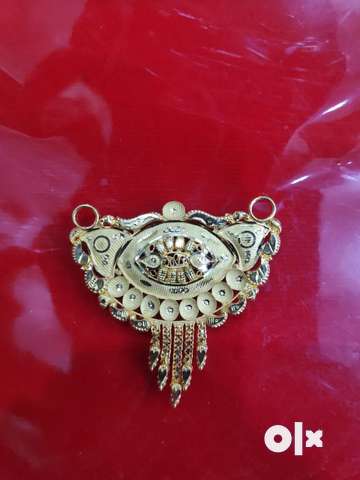 Gold mangalsutra at very good price Hallmark jewellery Women 1788341287