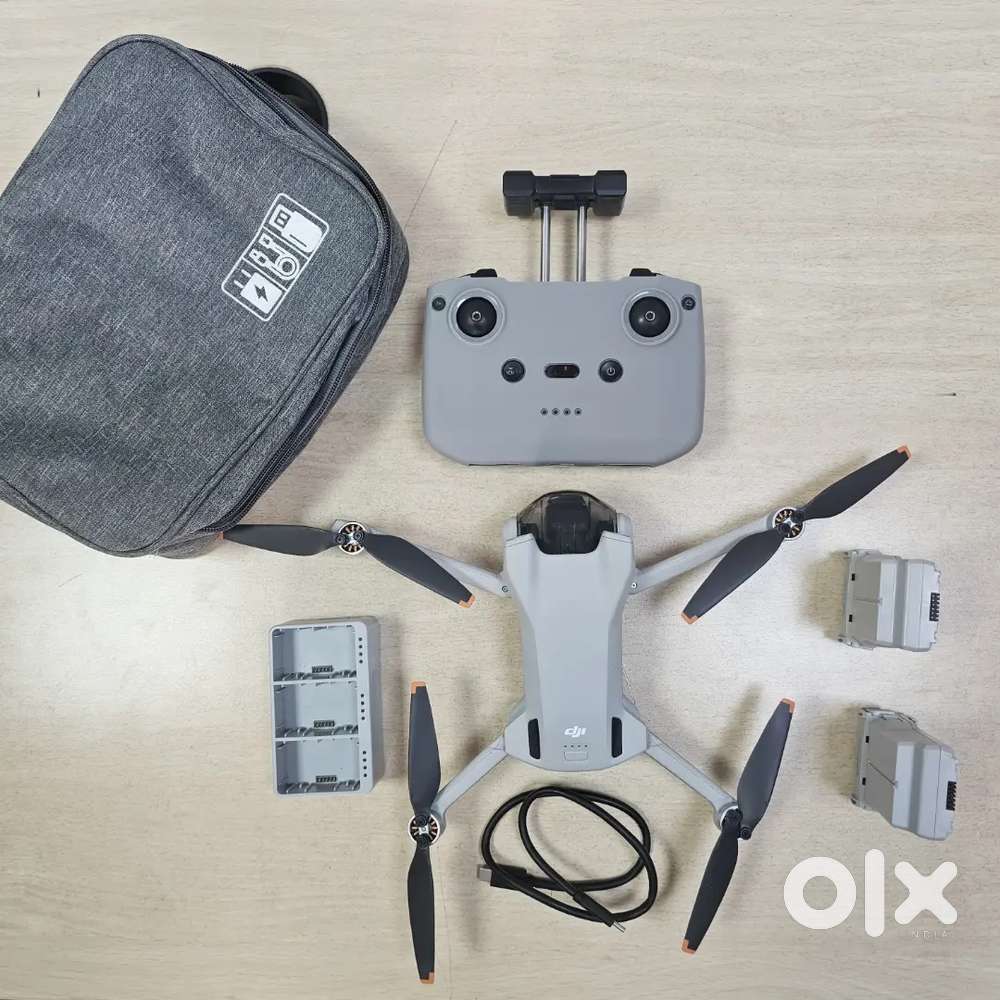 DJI Mini 3 + RC-N1 | 2 Batteries | 15 & 39 Cycles | Mint Condition