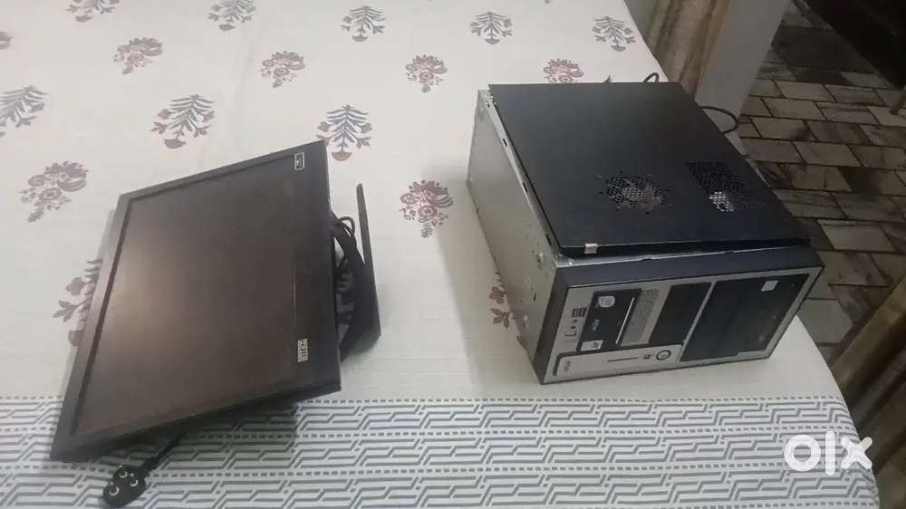 Intex good monitor cpu sale 5000 with keyboard mouse