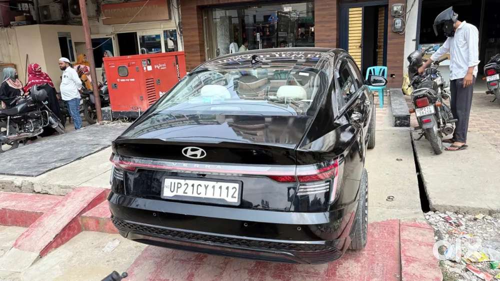 Black Colour Top Model Verna Facelift