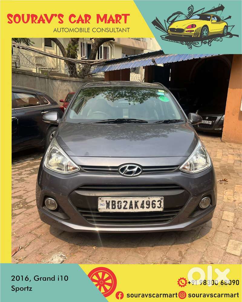 Hyundai Grand I10 2013-2016 Sportz, 2016, Petrol