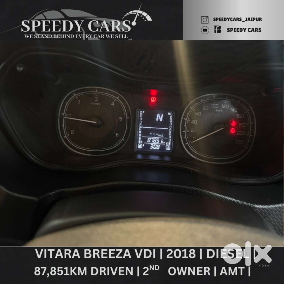Maruti Suzuki Vitara Brezza Vdi Amt, 2018, Diesel