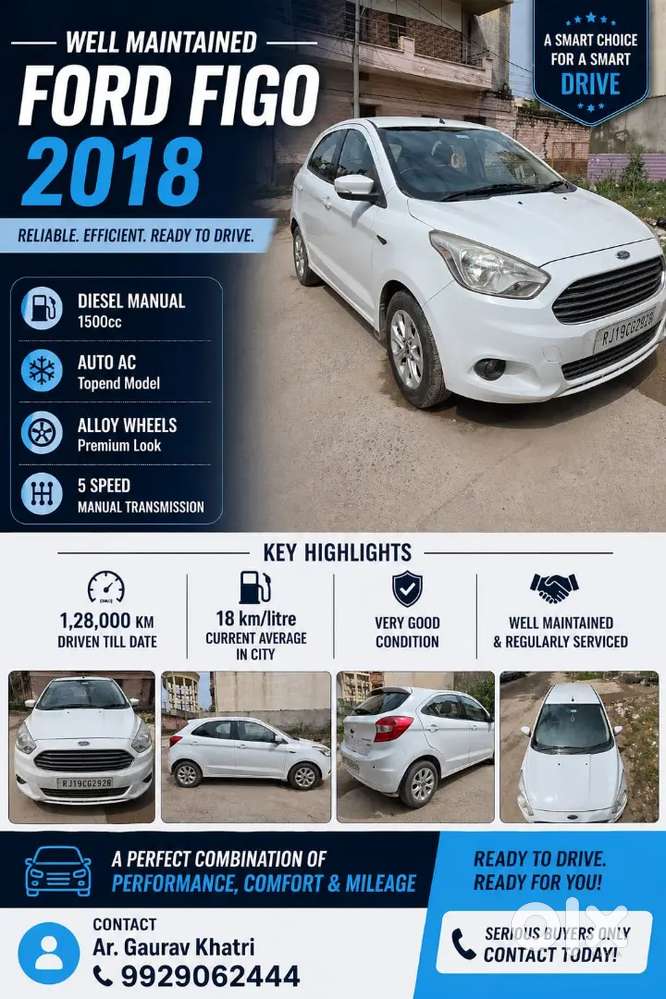 Ford Figo 1.5 Titanium 2018