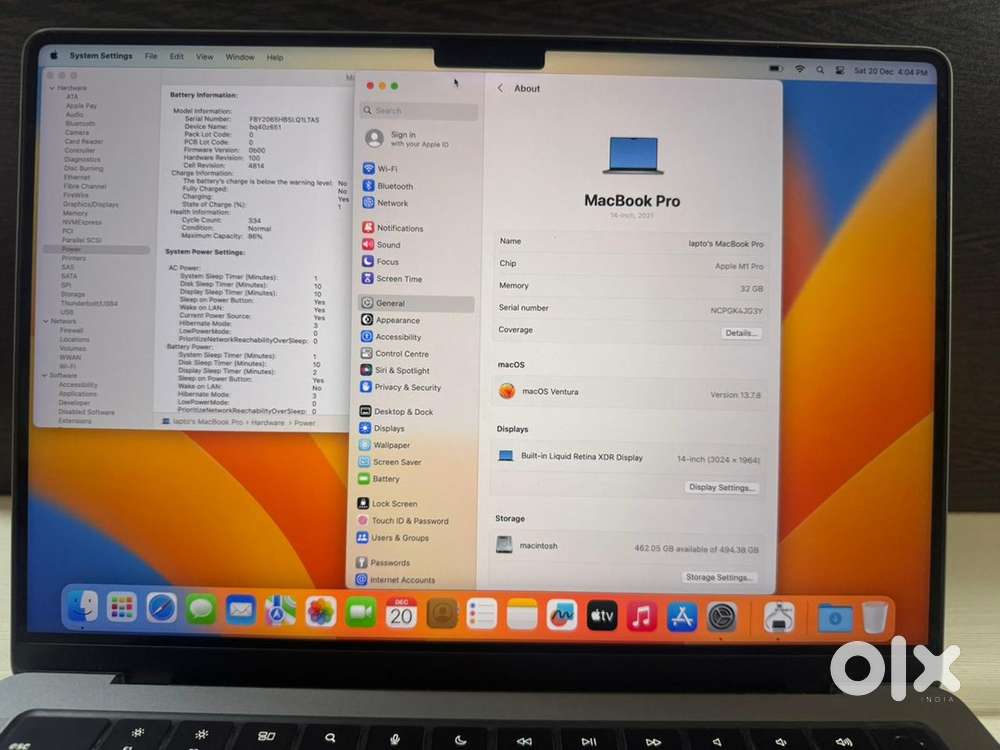 APPLE MACBOOK PRO 14INCH M1 PRO - Computers & Laptops in Anna Nagar ...