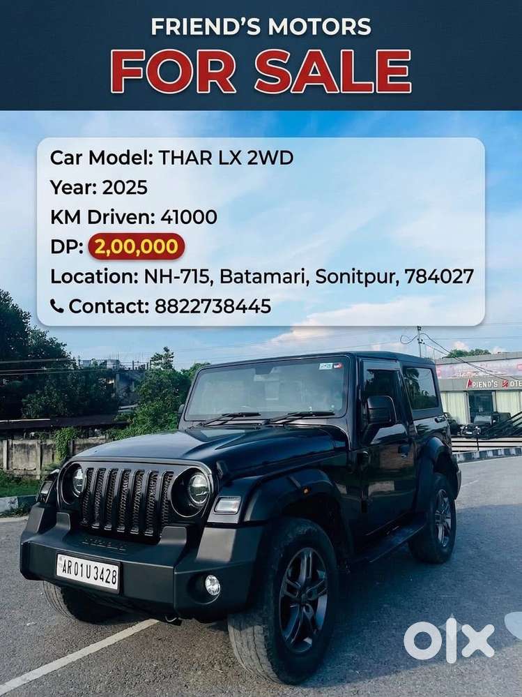 Mahindra Thar Lx D Ht 2wd Mt [2022 - 2025], 2025, Diesel