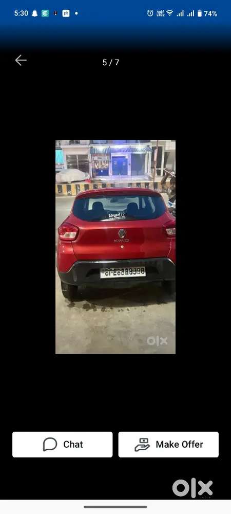 Renault Kwid 2019 Petrol 48000 Km Driven