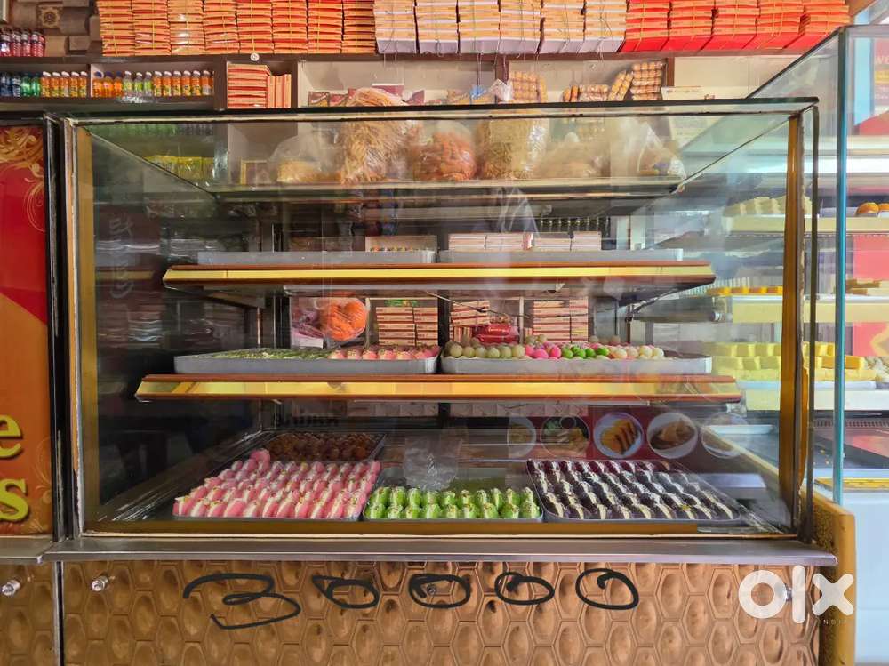 Sweets and namkeen counter for sale