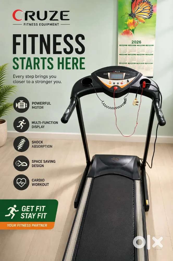 CRUZE Motorized Treadmill for Sale @ ₹9,000