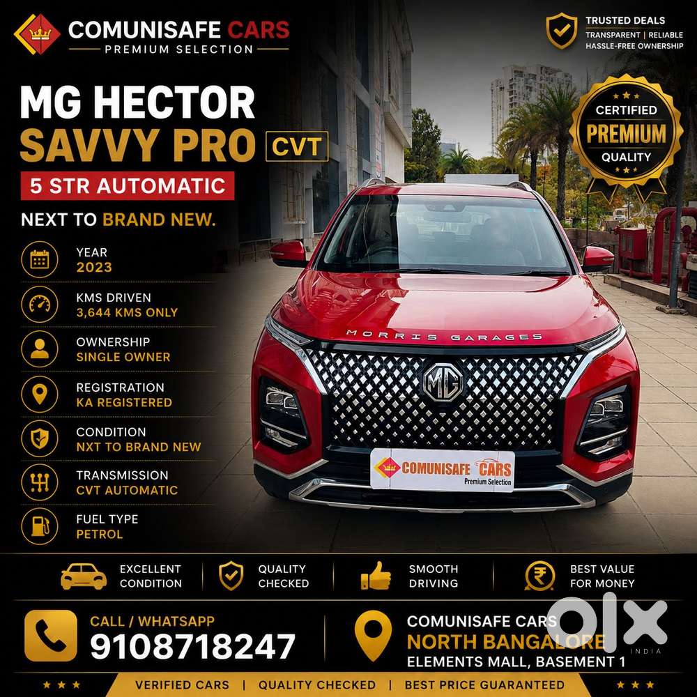 Mg Hector Savvy Pro 1.5 Turbo Cvt, 2023, Petrol