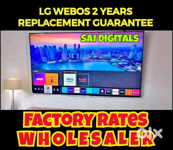 43 Web OS Smart OLED TV 2 Year Full Replacement Guarantee Bill