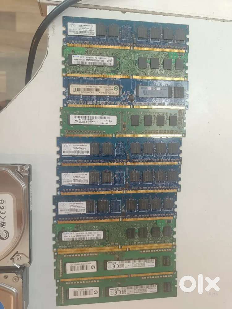 Micron 2GB PC2-6400 (DDR2-800): 1 stick (sabse best capacity + speed)
