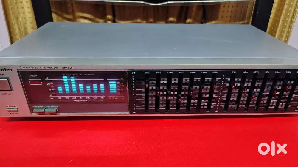 Teac amplifier &  technics equalizer
