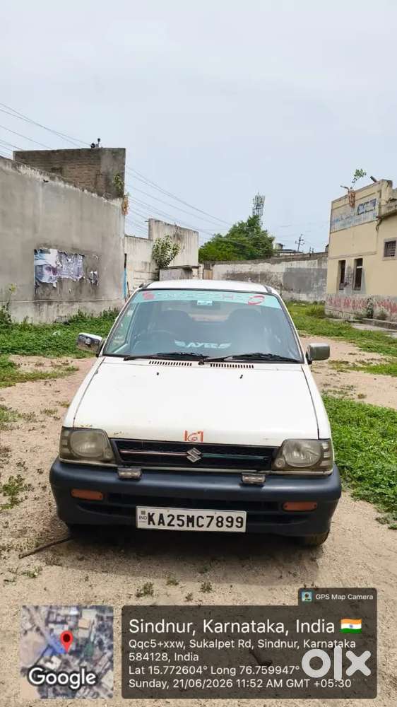 Maruti 800  2002 Model Fc 2028 Insurance 2027