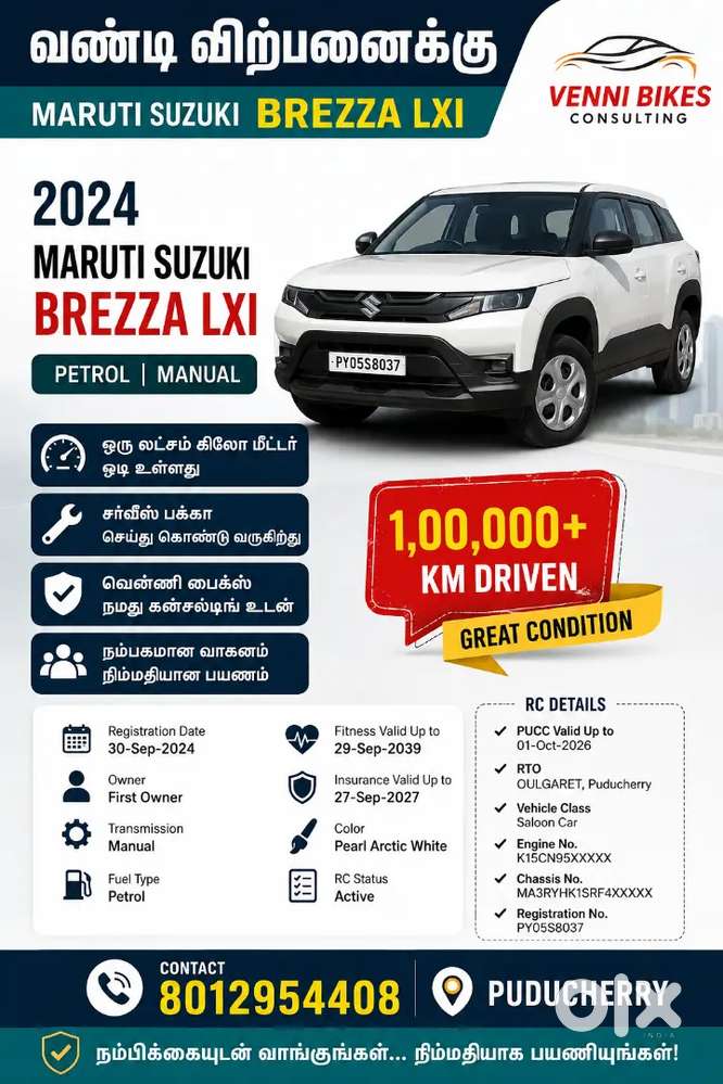 Maruti Suzuki Brezza 2024 Lxi Hybrid