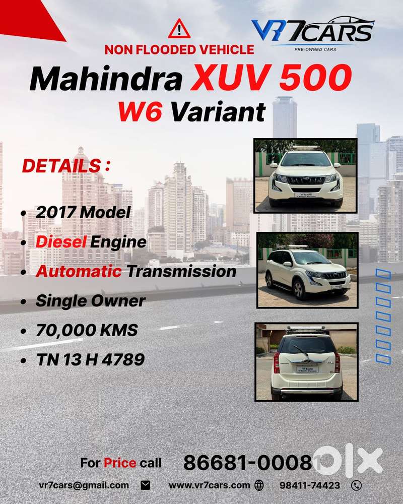 Mahindra Xuv500 W7 At, 2017, Diesel