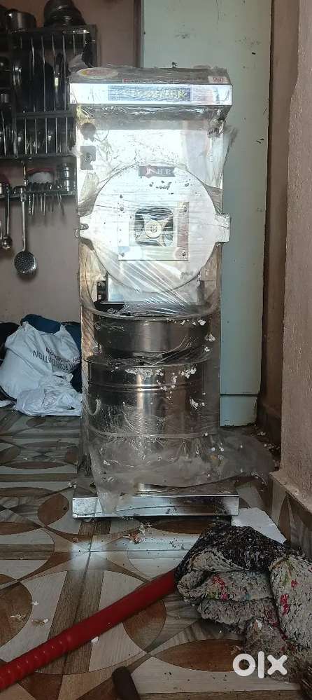 Unused Uttam 3 HP SS Pulverizer Flour & Spice Mill Copper Motor