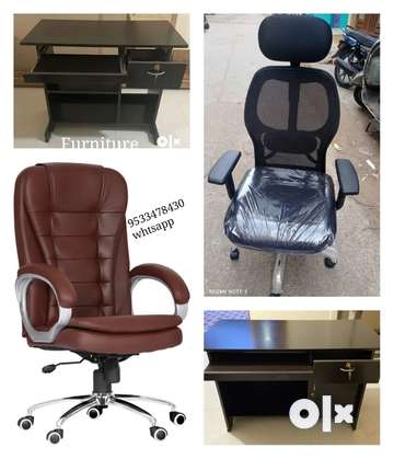 Study table store chair olx