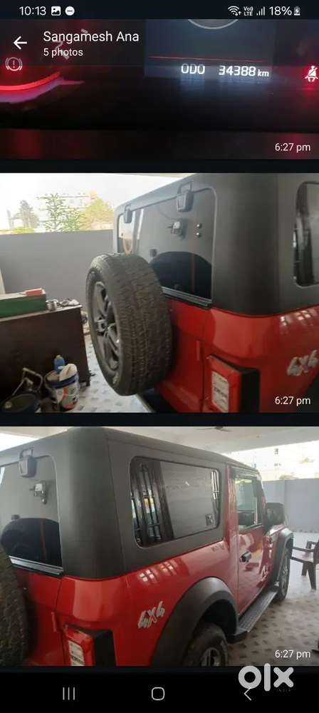 Mahindra Thar 2022 Diesel 35000 Km Driven