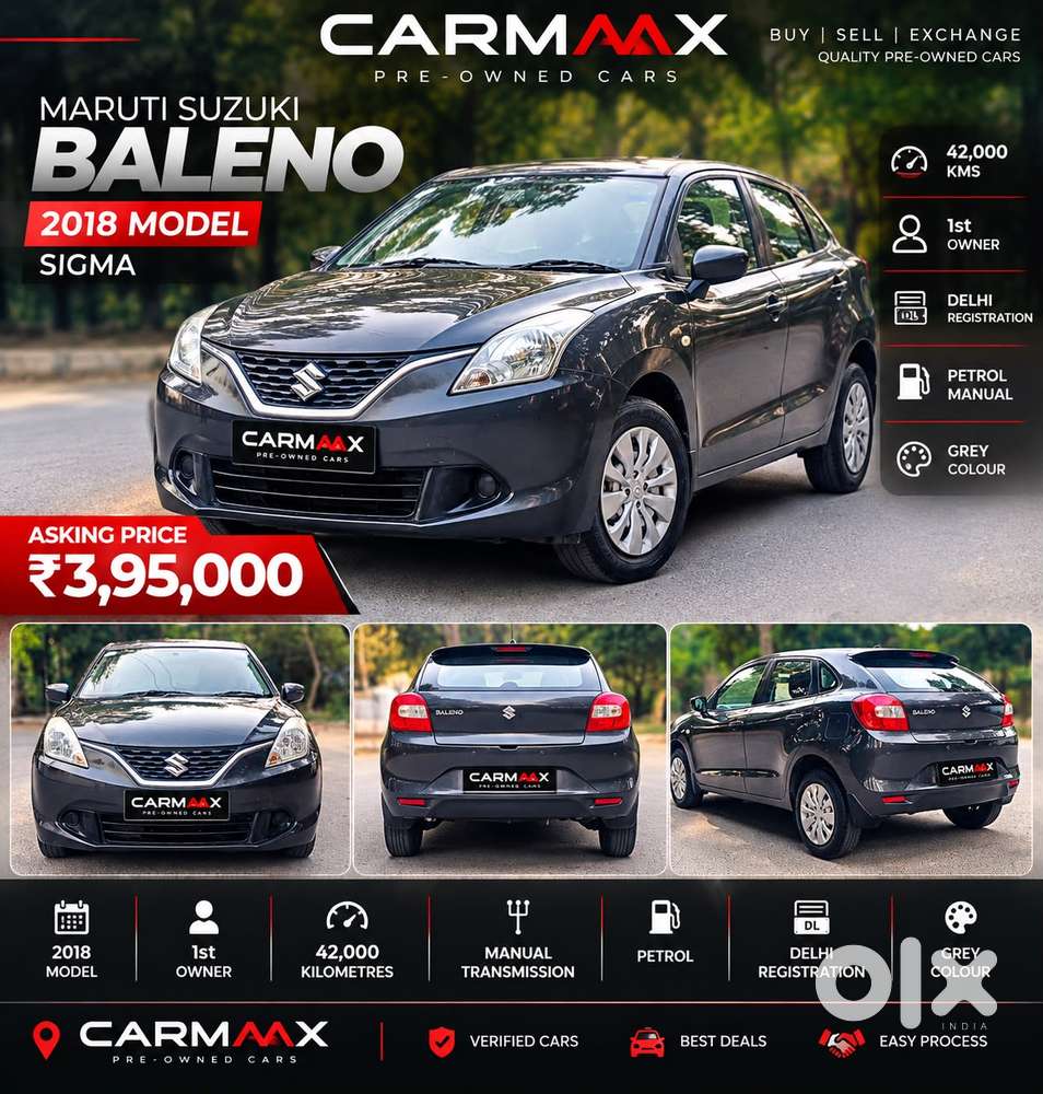 Maruti Suzuki Baleno Sigma, 2018, Petrol