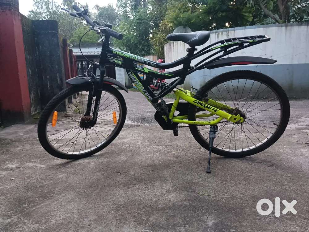 Mountain Bike Dynamite Cycle Green Mountain Bike Boys Cycle