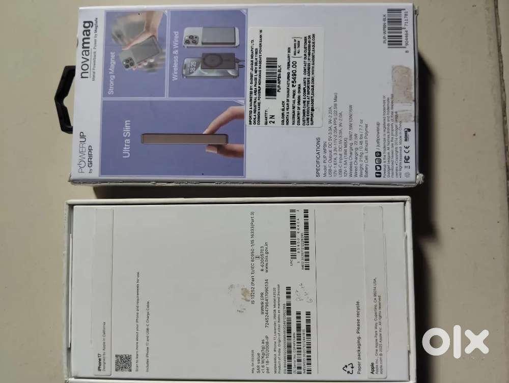 Only 5 month use my iphonbill box chager & power bank