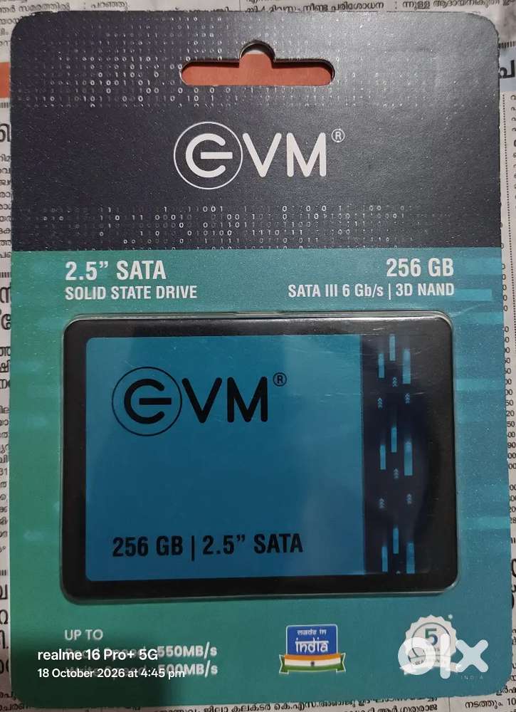 EVM 256gb SSD Harddisk