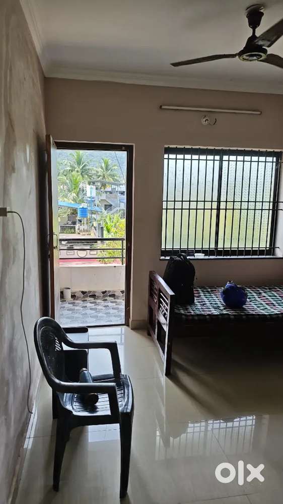 2 BHK with Bed and AC, Super spacious and Excellent Ventilation