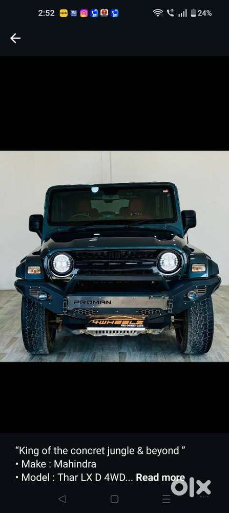 Mahindra Thar Lx 4x4 Hardtop, 2022, Diesel