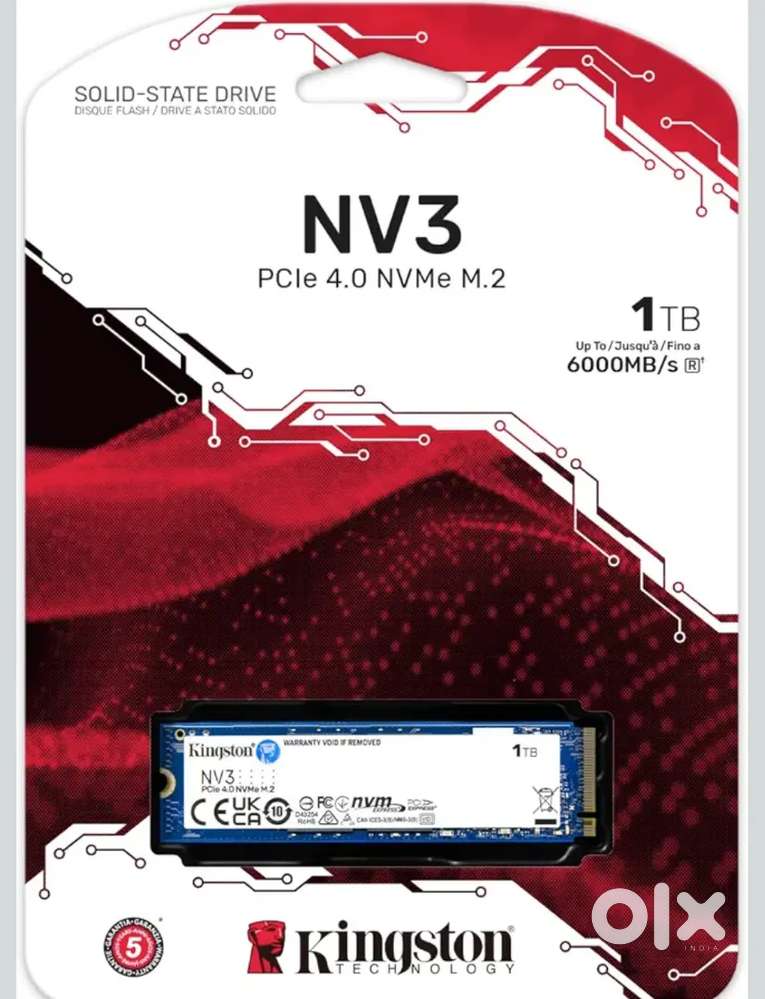 Kingston NV3 1TB NVMe PCIe 4.0 SSD