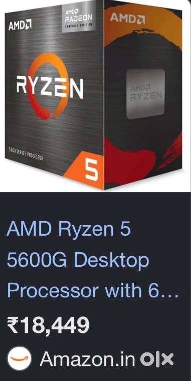 Amd ryzen 5 5600g with cpu cooler