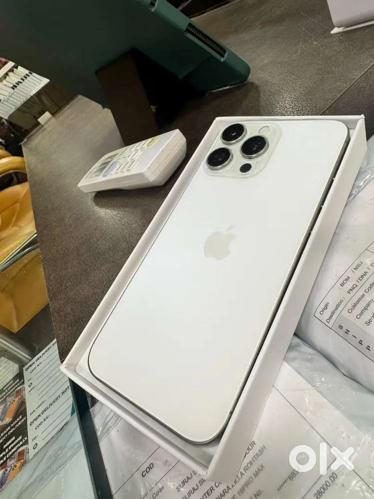 IPhone 15pro white colour 256gb box & bill also call me now...