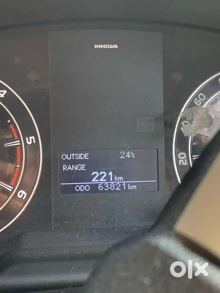 Toyota Innova Crysta 2.4g , Captain Seats , 65000km Only.