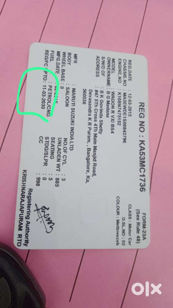 Maruti Suzuki Wagon R Vxi 1.2, 2015, Cng & Hybrids