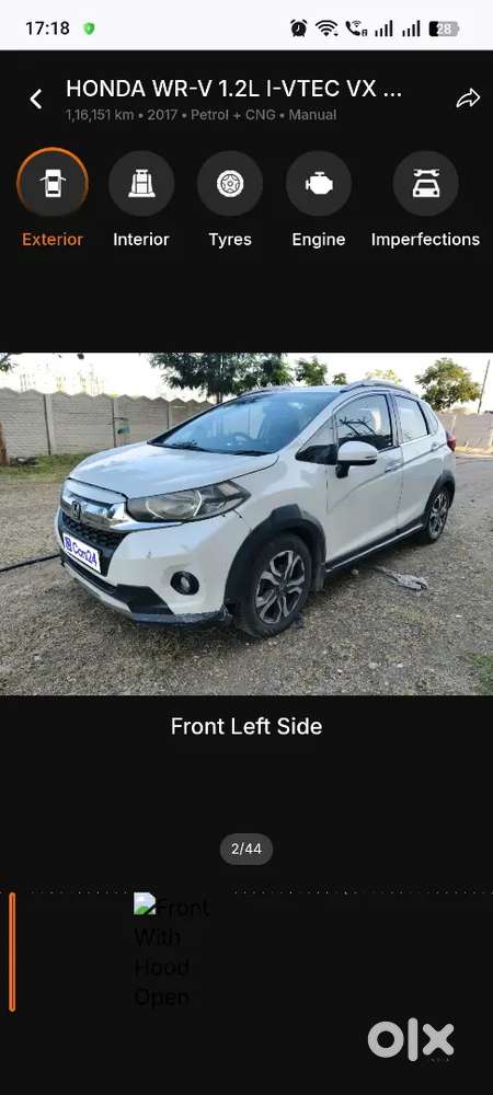 Honda Wr-v 2017 Petrol
