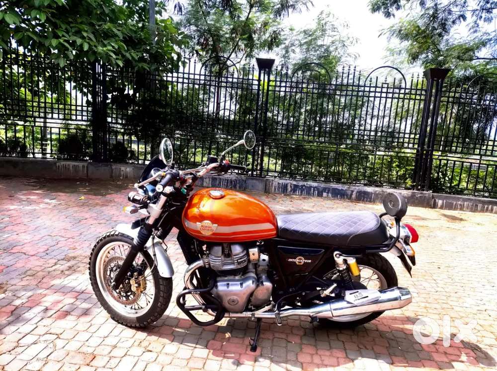 Orange Crush Royal Enfield Interceptor 650 For Sale Near Me Used