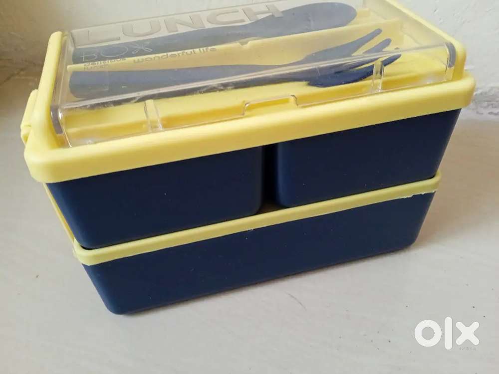Lunch Box with spoon & fork