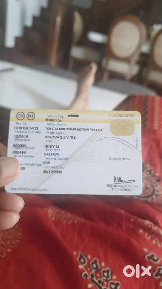 Toyota Innova 2015 Diesel 290000 Km Driven