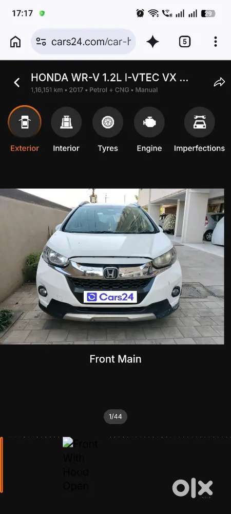 Honda Wr-v 2017 Petrol
