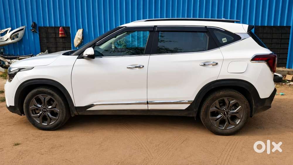 Mint Kia Seltos Htx 1.5 Diesel (6mt)  2024 Registered  Pearl White