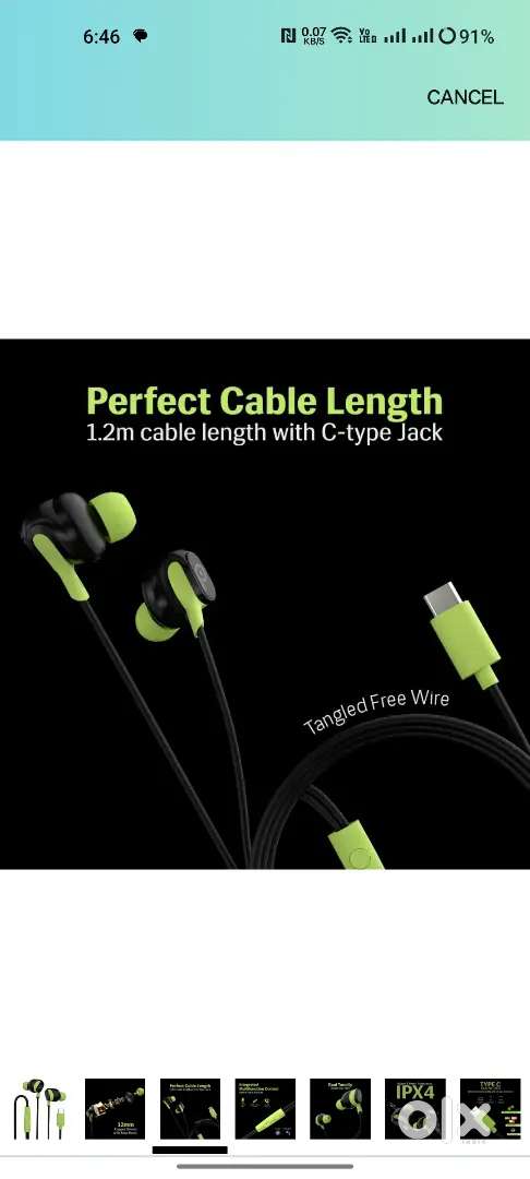 Lava Probuds E1c in ear earphone