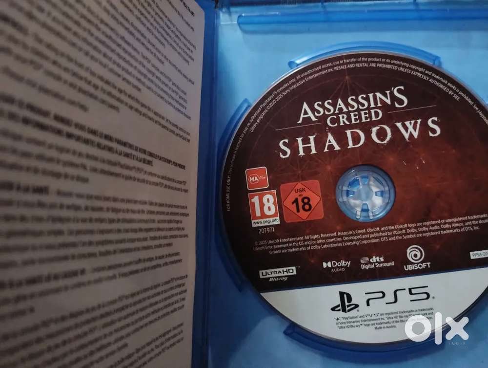 Assassin creed shadows  PS5 playstation 5 Game