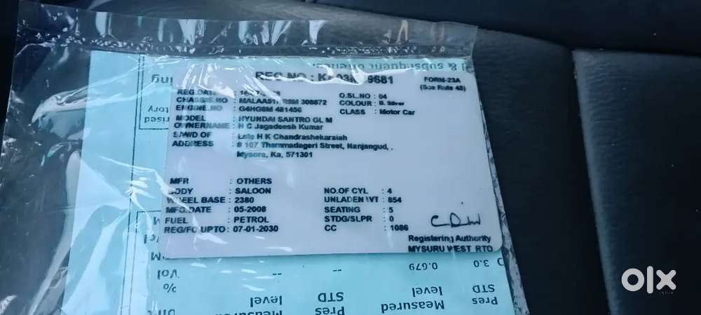 Hyundai Santro Xing Petrol 2008