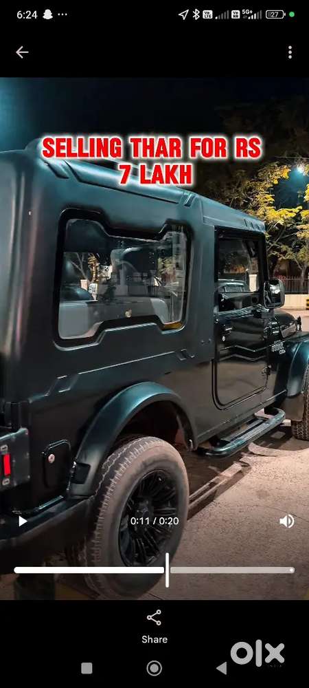 Mahindra Thar 2016 Diesel 81000 Km Driven