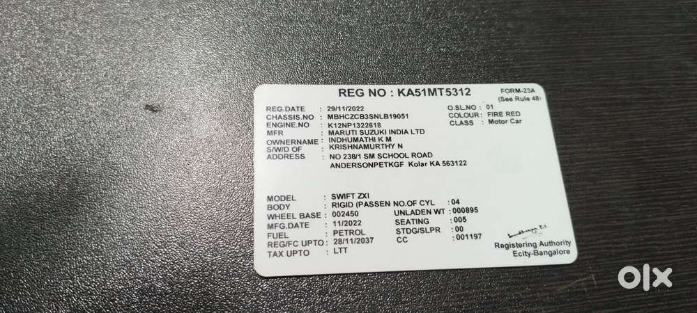 Maruti Suzuki Swift 1.3 Zxi, 2022, Petrol