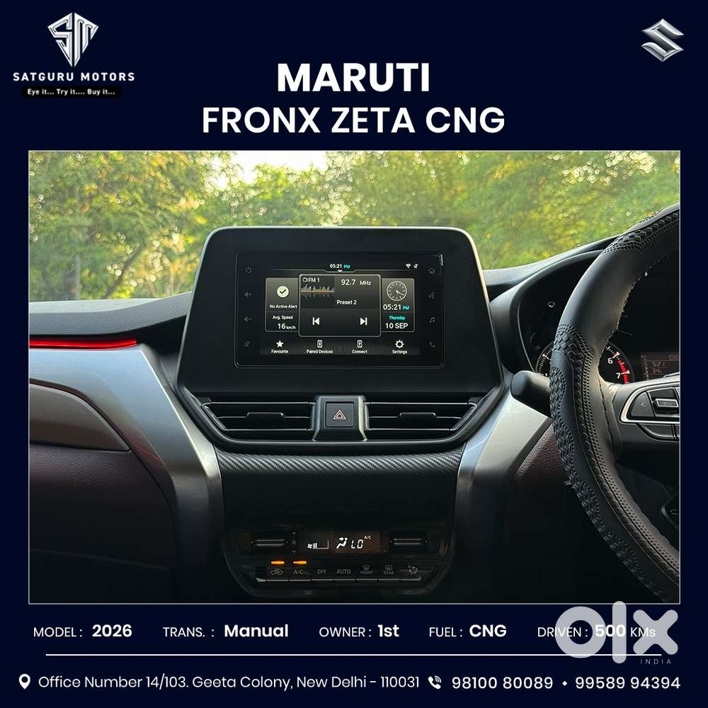 Maruti Suzuki Fronx Delta 1.2 Cng, 2026, Cng & Hybrids