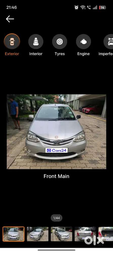 Toyota Etios 2011 Petrol Well Maintained