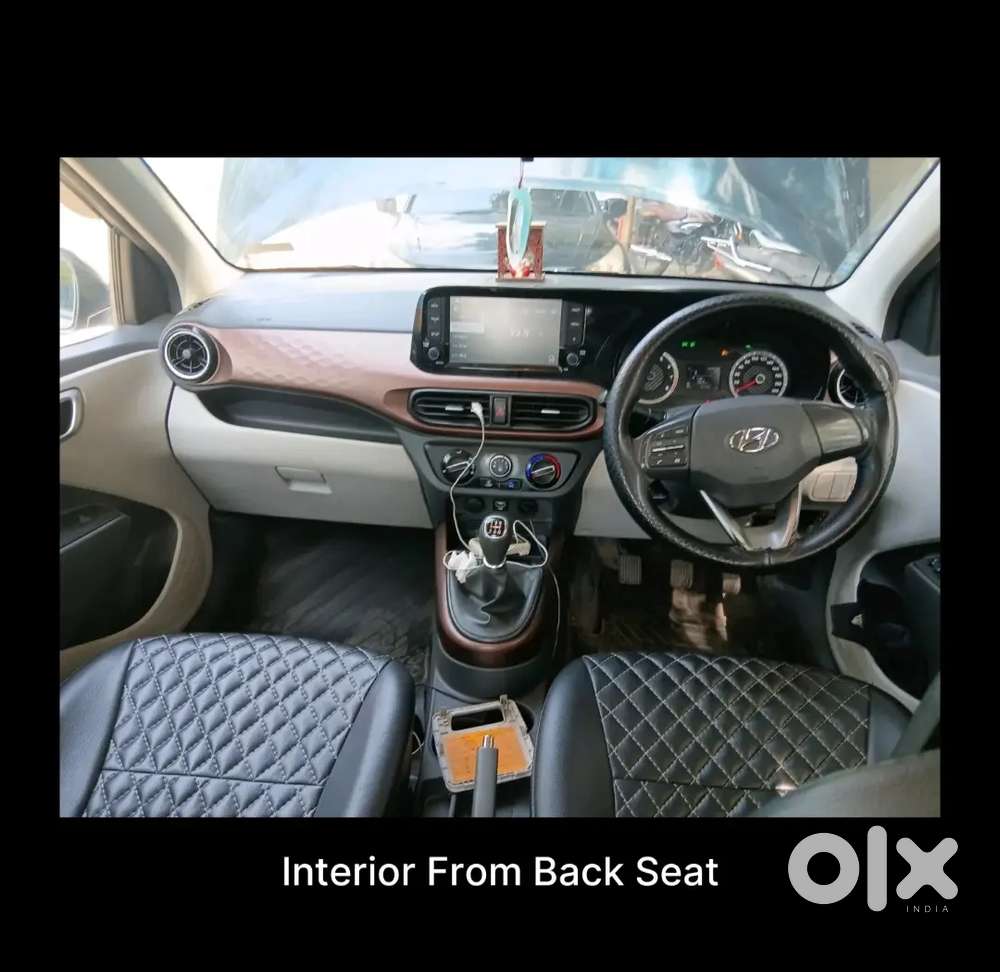 Hyundai Aura Sx Cng Aqua Teal Colour