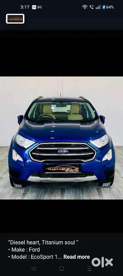 Ford Ecosport [ ] 1.5 Tdci Titanium (o), 2020, Diesel