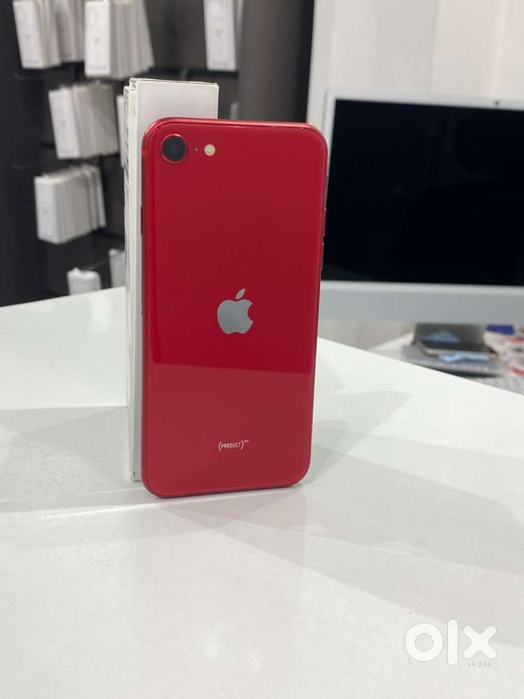 Iphone SE2 128gb red 100% battery with bill warranty - Mobile 