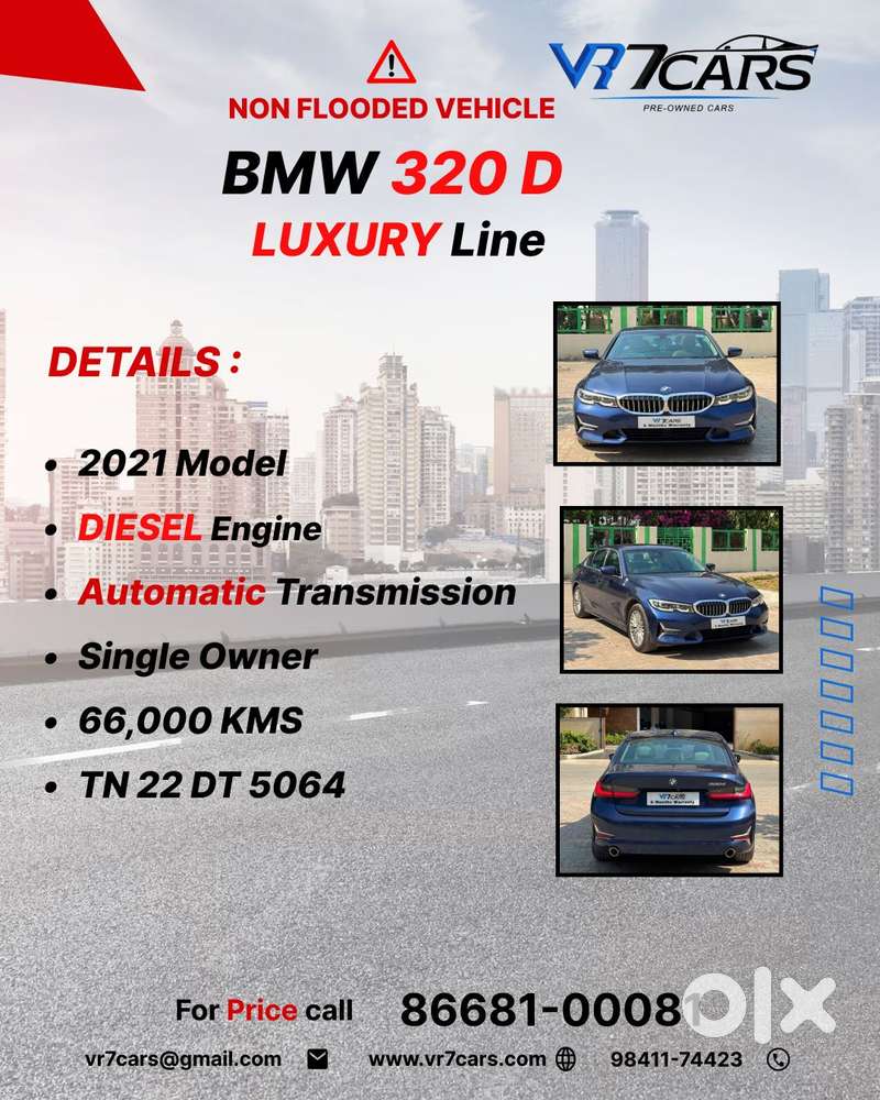 Bmw 3 Series 2.0 320d Luxury Line, 2021, Diesel
